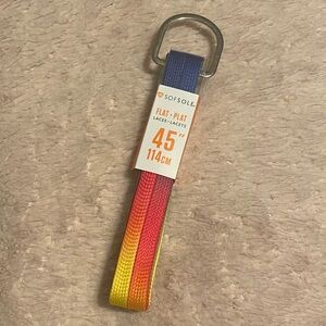 NWT 45in flat Rainbow colored shoe laces